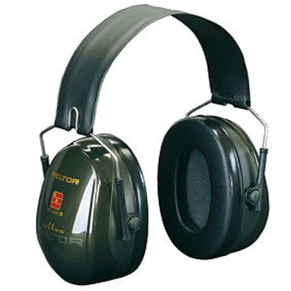 soldes de Noël 3M Casque Anti-bruit Serre-tête Pliable Vert PELTOR OPTIME II – H520F 1