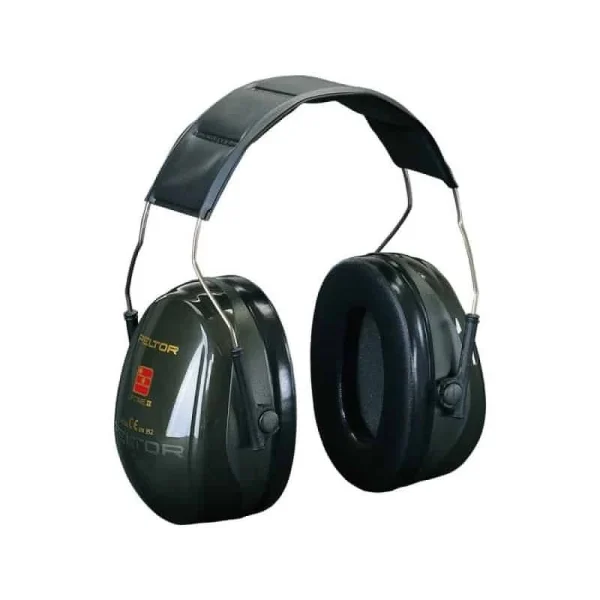3M Casque Anti-bruit Serre-tête Vert PELTOR OPTIME II – H520A Meilleur Service 1