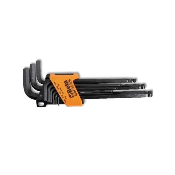 BETA 9 Clés Mâles 6 Pans Coudé Série En Pouce 96BP/AS-SC9 – 000961000 se précipiter pour acheter 1