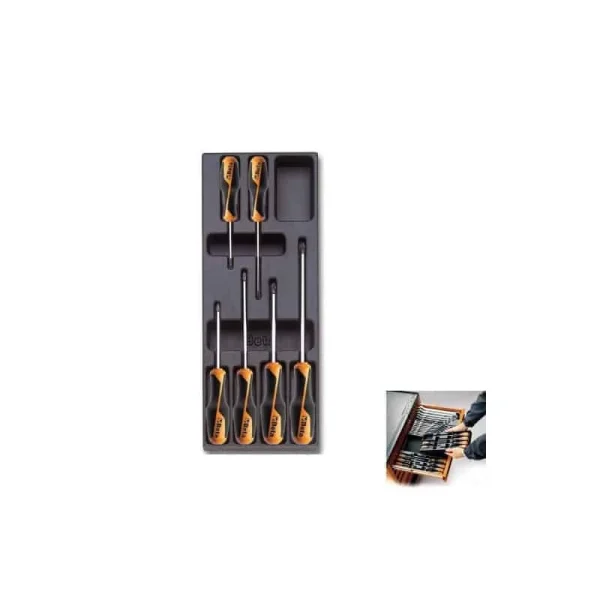 Nouveau BETA Assortiment De 6 Tournevis – 2424 T202 – 024240202 1