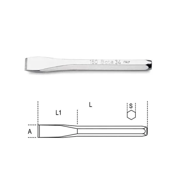 BETA Burin Plat 34 – 000340003 boutique pas cher 1
