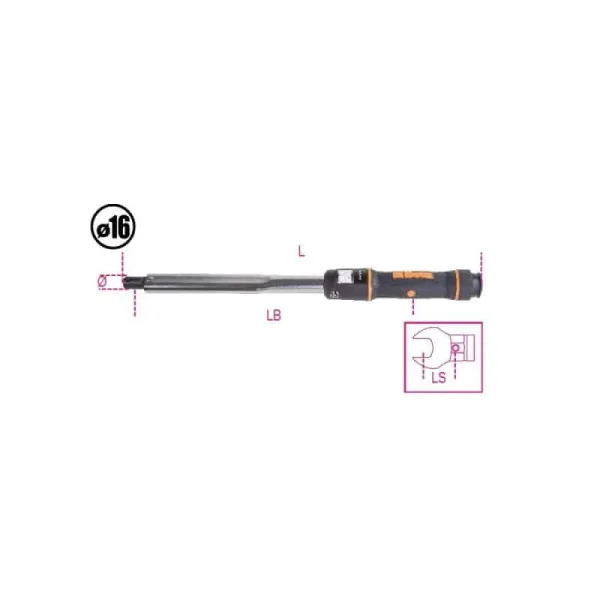 BETA Clé Dynanométrique 668N/5 à Attachement 10-50Nm – 006680005 mode tendance 3