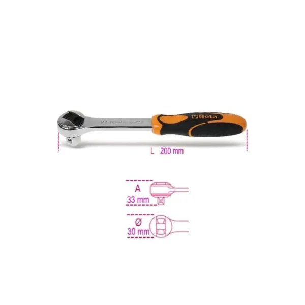 BETA Cliquet 1/2″ 72 Dents – 920/55X – 009200895 Acheter Maintenant 1
