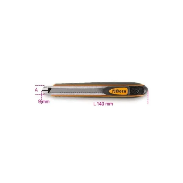 en promotion BETA Cutter Avec Blocage Automatique Lame – 1770BM – 017700050 1