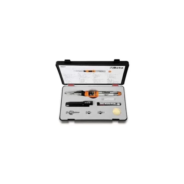 Livraison rapide BETA Fer à Souder à Gaz + 7 Accessoires – 1827/K – BETA 018270100 1