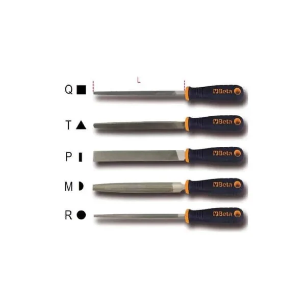 BETA Lot 5 Limes 6″ Demi-douces – 1719BMA6/S5 – 017190030 achetez pas cher 3