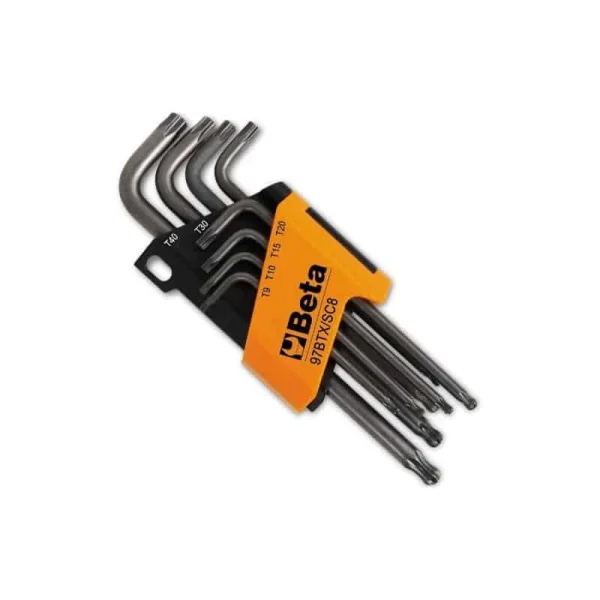 qualité supérieure BETA Lot De 8 Clés Mâles Vis Torx® – 97BTX/SC8 – 000970164 1