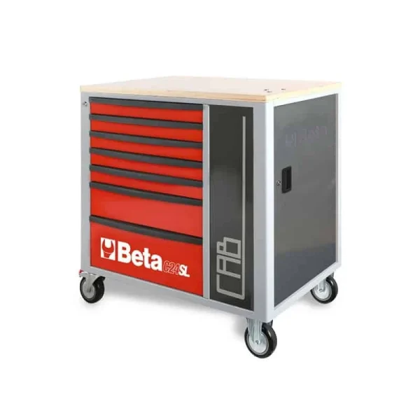 BETA Servante 7 Tiroirs Avec Armoire Latérale – C24SL-CAB Neuve avec étiquette 4