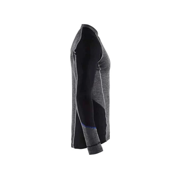 Meilleur Prix Garanti BLAKLADER Haut De Sous-vêtement Warm Gris/noir – 4897 5