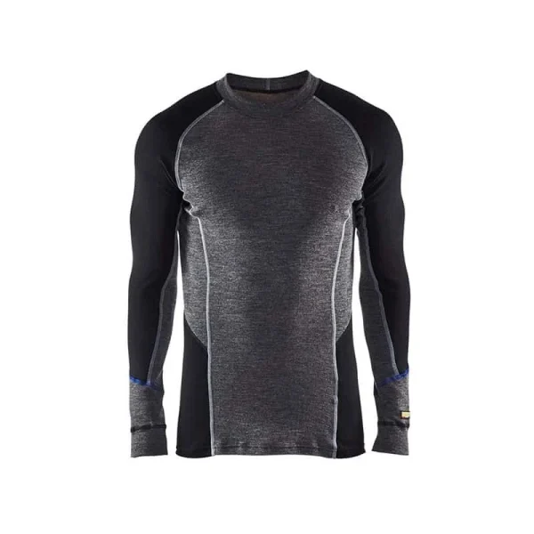 Meilleur Prix Garanti BLAKLADER Haut De Sous-vêtement Warm Gris/noir – 4897 1