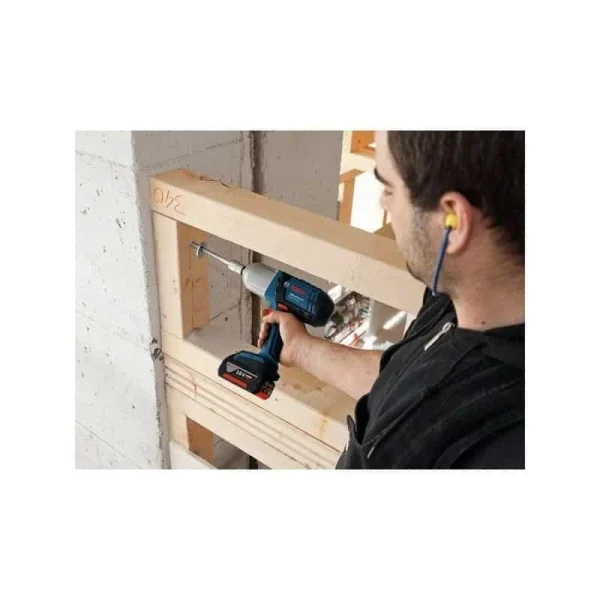 BOSCH Boulonneuse à Choc 18V 5Ah 650 Nm – GDS18V-LI HT – 06019B130A beauté 3