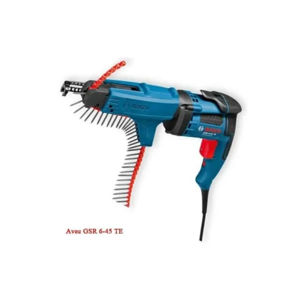BOSCH Chargeur De Vis à Bande Pour Visseuse Plaquiste GMA55 – 1600A025GD Pas Cher soldes France 4