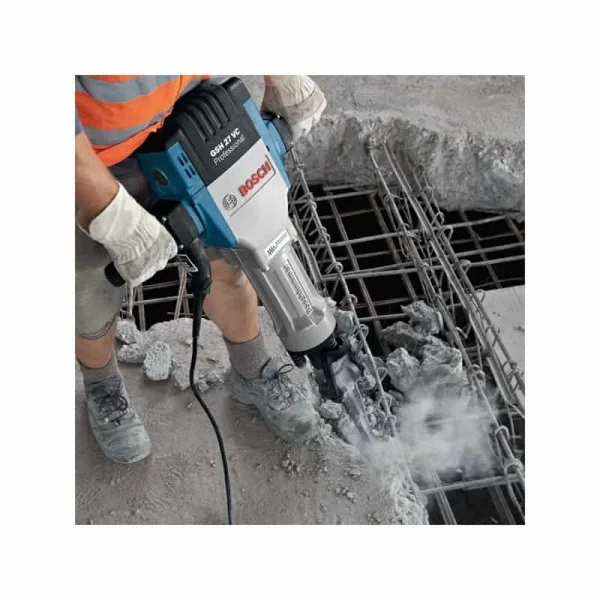BOSCH Marteaux Piqueur Hexagonal 28mm GSH27VC + Chariot – 0615990145 prix pas cher 3
