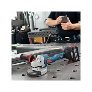site soldes BOSCH Meuleuse 125mm 18V Connectée GWS18V-10SC – 06019G340B (solo) 18