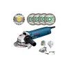 Livraison rapide BOSCH Meuleuse 125mm GWS1000 + Coffret + 5 Disques + Kit EPI – 061599755U 8