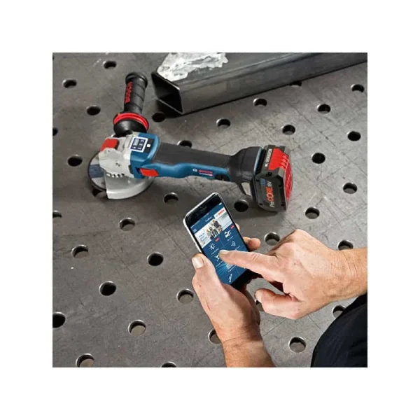 BOSCH Meuleuse X-LOCK 125mm 18V 8Ah GWX 18V-10SC – 06017B0401 magasin paris 3