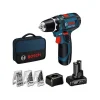 BOSCH Perceuse Visseuse GSR12V-15 Set 2+4 Ah + 39 Acc. 0615990G6L site soldes 7