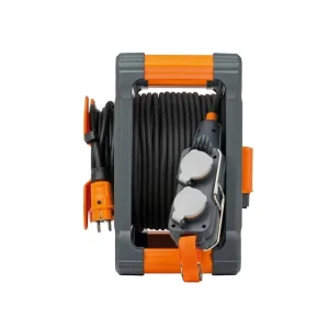 marque pas cher en ligne BRENNENSTUHL Enrouleur Cube Avec Powerblock 25+5m IP44 2.5mm² – 9212301100 10