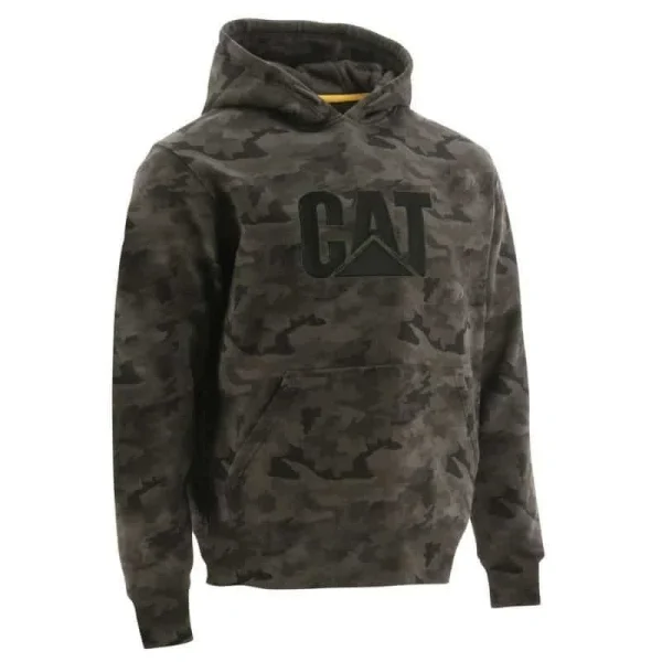 CATERPILLAR Sweatshirt à Capuche Noir Trademark – W10646 garantie de qualité 1