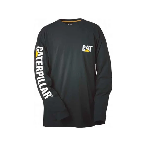 CATERPILLAR Tee-shirt Bannière Manches Longues – 1510034 Livraison gratuite 1