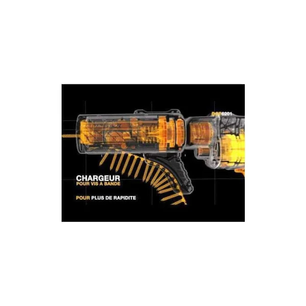 marques pas cher DEWALT Chargeur Visseuse Placo Sans Fil – DCF6201 3