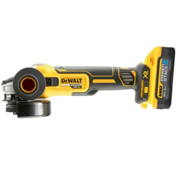 DEWALT Meuleuse Ø125mm 18V 5Ah POWERSTACK – DCG405H2T-QW ﻿soldes 1