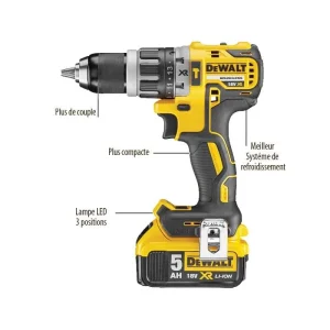 boutique DEWALT Perceuse Visseuse Percussion 18V 5Ah – DCD796P2 10