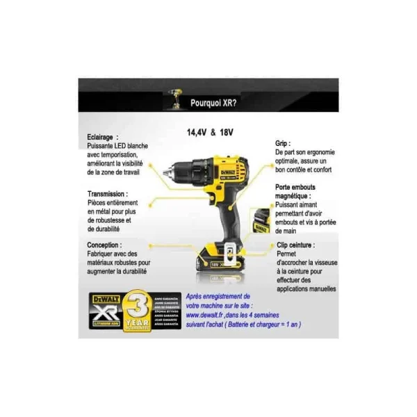 DEWALT Visseuse à Chocs XR 10,8V 107 Nm – DCF815N (solo) luxe soldes 3