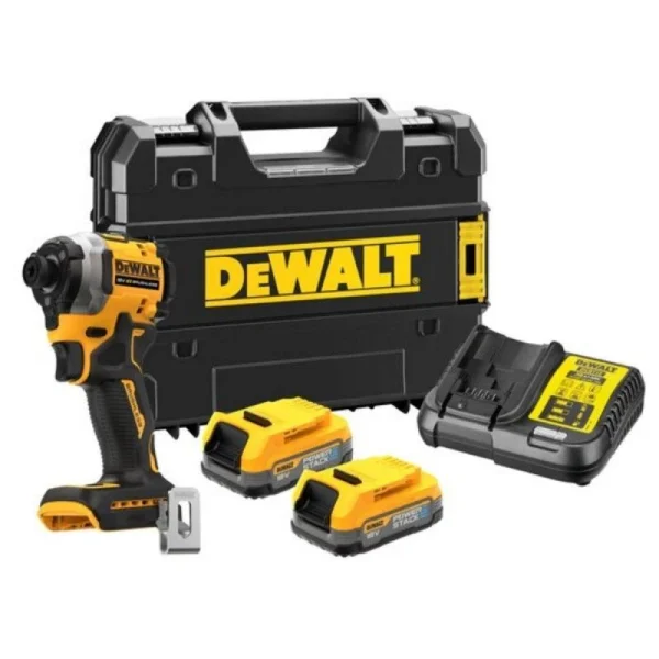 à prix promos DEWALT Visseuse à Chocs XR 18V 1.7Ah – Powerstack – DCF850E2T-QW 1
