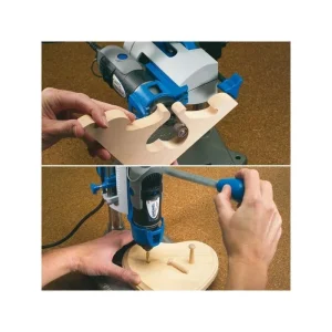 DREMEL Support De Perçage Workstation 220 – 26150220JB vente pas cher en ligne 8