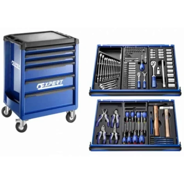 qualité supérieure Expert By Facom EXPERT Servante 6 Tiroirs + 123 Outils – E220310 1