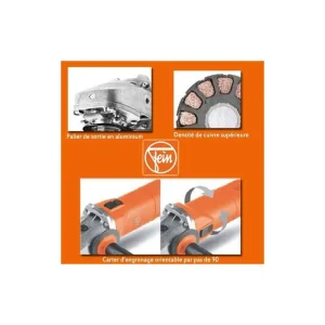 luxe soldes FEIN Meuleuse Ø 125mm 800 W – WSG 8-125 – 72217460000 9