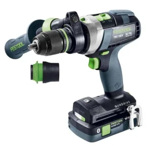 FESTOOL Perceuse Visseuse Percu QUADRIVE TPC 18V 5,2/4 Ah I-Plus – 575605 france 10