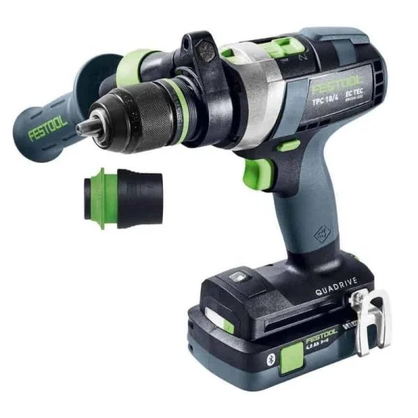 FESTOOL Perceuse Visseuse Percu QUADRIVE TPC 18V 5,2/4 Ah I-Plus – 575605 france 3