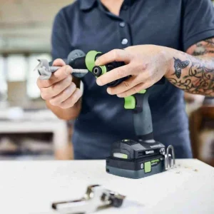 FESTOOL Perceuse Visseuse Percu QUADRIVE TPC 18V 5,2/4 Ah I-Plus – 575605 france 12