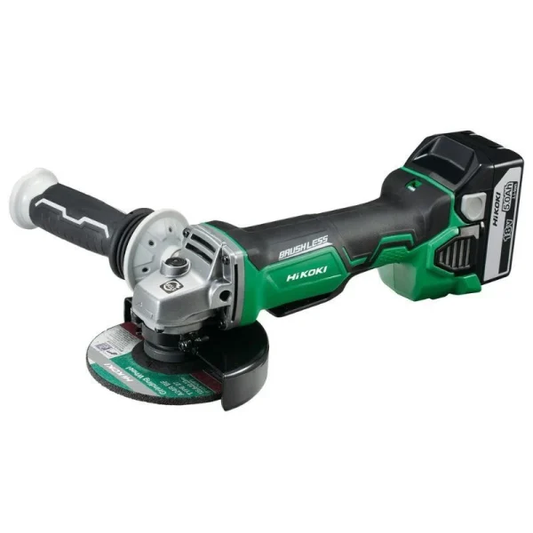 boutique en ligne HIKOKI (HITACHI) HIKOKI Meuleuse 125mm Brushless 18V 5Ah – G18DBBALWQZ 1