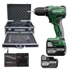 grande surprise HIKOKI (HITACHI) HIKOKI Perceuse Visseuse 18V 5.0 Ah + 100 Acc. – DS18DDWPZ100 5