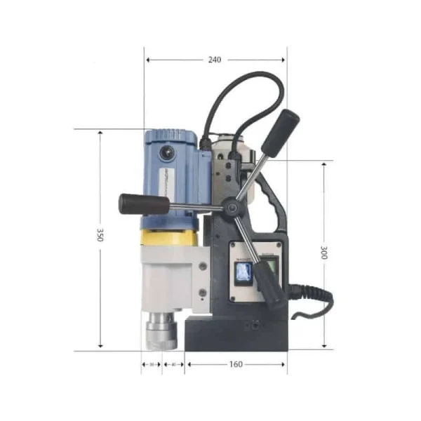 qualité supérieure JEPSON Power JEPSON Perceuse Magnétique Magpro 40 1/S Adjust Swivel – 490140S 3
