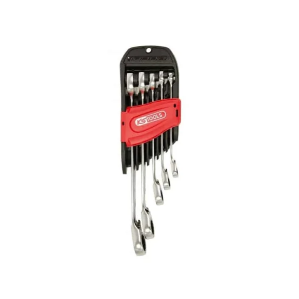 KS TOOLS Jeu De 5 Clés Mixtes à Cliquet DUO GEAR® – 503.5905 qualité d’originales 1