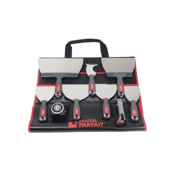 L’OUTIL PARFAIT – Trousse 9 Outils Plaquiste & Enduiseur Alu-choc’ – 80426 soldes de Noël 1