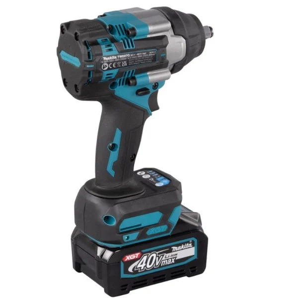 MAKITA Boulonneuse à Choc 1/2” 760nm 40V Max XGT 2x4Ah- TW007GM201 soldes pas cher 5