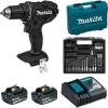 Livraison gratuite MAKITA Perceuse Visseuse 18V 3.0Ah + 96 Acc – DDF482FX1B 16
