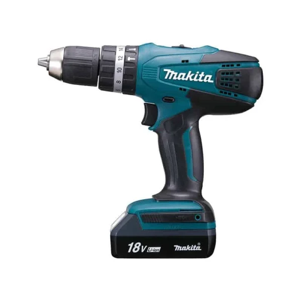 nouvelle saison MAKITA Perceuse Visseuse Percu 18V 1.5Ah + 68 Acces. – HP457DWEX4 3