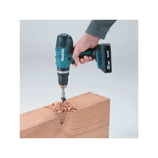 nouvelle saison MAKITA Perceuse Visseuse Percu 18V 1.5Ah + 68 Acces. – HP457DWEX4 4