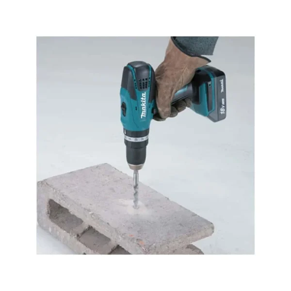 nouvelle saison MAKITA Perceuse Visseuse Percu 18V 1.5Ah + 68 Acces. – HP457DWEX4 5