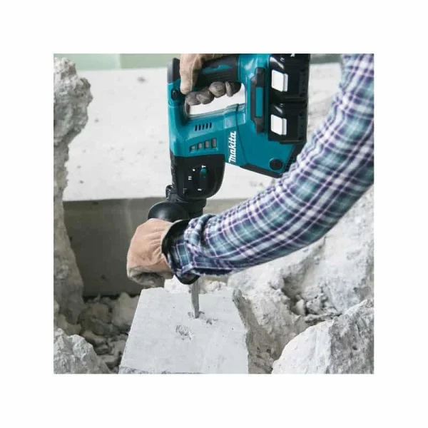 a Prix Discount MAKITA Perfo-burineur SDS-Plus 2.5J 36V (4x18V) 5.0Ah – DHR264PT4J 3