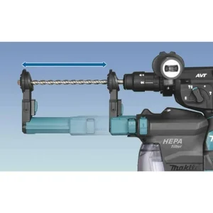 à prix d'occasion MAKITA Perfo Burineur SDS-Plus 40V 4Ah XGT + Aspiration – HR002GM204 12