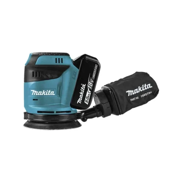 MAKITA Ponceuse Excentrique Ø125mm 18V 5Ah – DBO180RTJ fashion pas cher 1