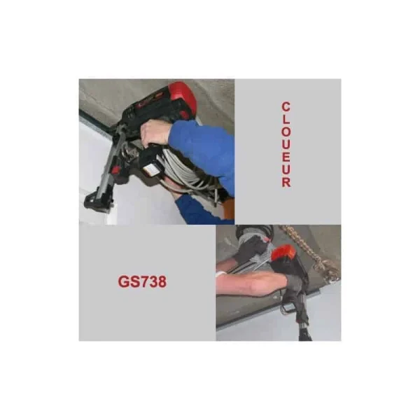 qualité supérieure MAX Cloueur Pneumatique à Gaz 105 Joules – GS738C 3