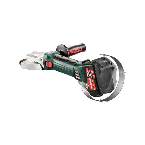 mode pas cher METABO Meuleuse Tête Plate 18V 5.5Ah WF18LTX125 Quick – 601306660 3